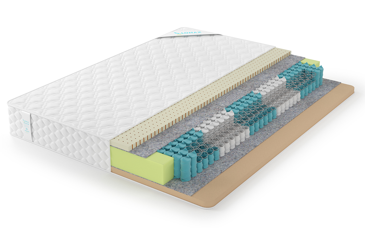 фото: Матрас Lonax Ассорти Memory Latex TFK 5 зон