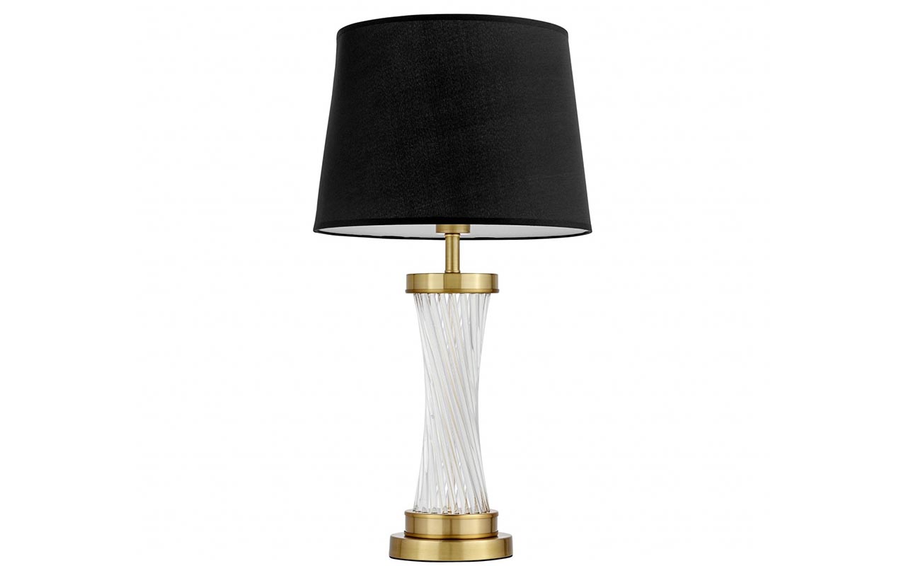 фото: Настольная Лампа Lumina Deco Villanova LDT 302 MD+BK